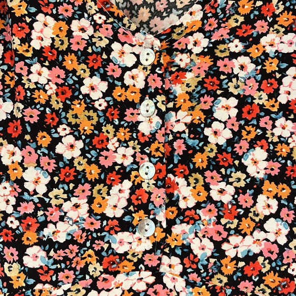 Cupshe Mckinley Ditsy Floral Button Front Dress - Picture 5 of 9